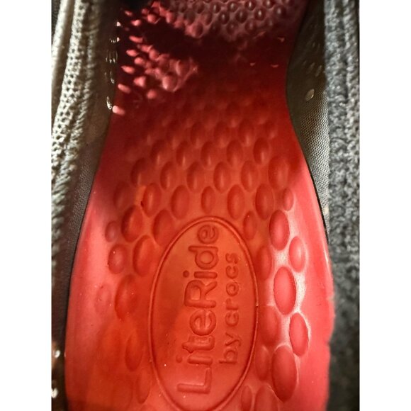 LiteRide By Crocs Mens Black Casual Shoes Size M10 Lightweight Breathable Design - Picture 7 of 8